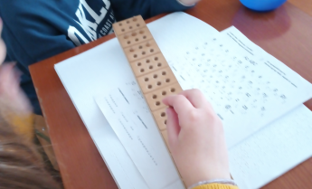 Szókirakó - Braille-írás bemutató